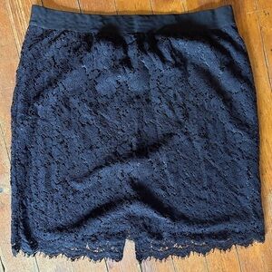 George Lace Overlay Skirt